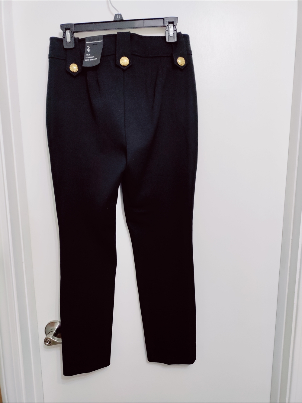 White House Black Market Jolie Straight Luxe Stretch Pants - Picture 2 of 7